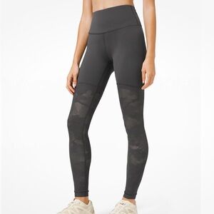 Lululemon Sheer Will High-Rise Tight 28 inch Camo Graphite Grey size 8 W5CLCS